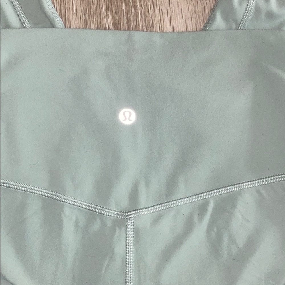 Align 28” teal/mint lulu leggings